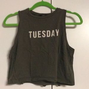 Tuesday Crop tank top